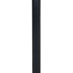 A sphere-shaped base of amber cast glass supports slim, black-finished iron piping and a tray-style tabletop that's perfectly sized to keep your favorite book or nightcap within reach Amethyst Home provides interior design, new home construction design consulting, vintage area rugs, and lighting in the Tampa metro area.