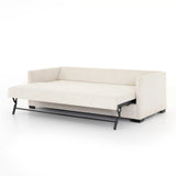 A simple, stylish silhouette redefines the classic sofa bed. With knife-edge pillows and high-performance upholstery, a discr