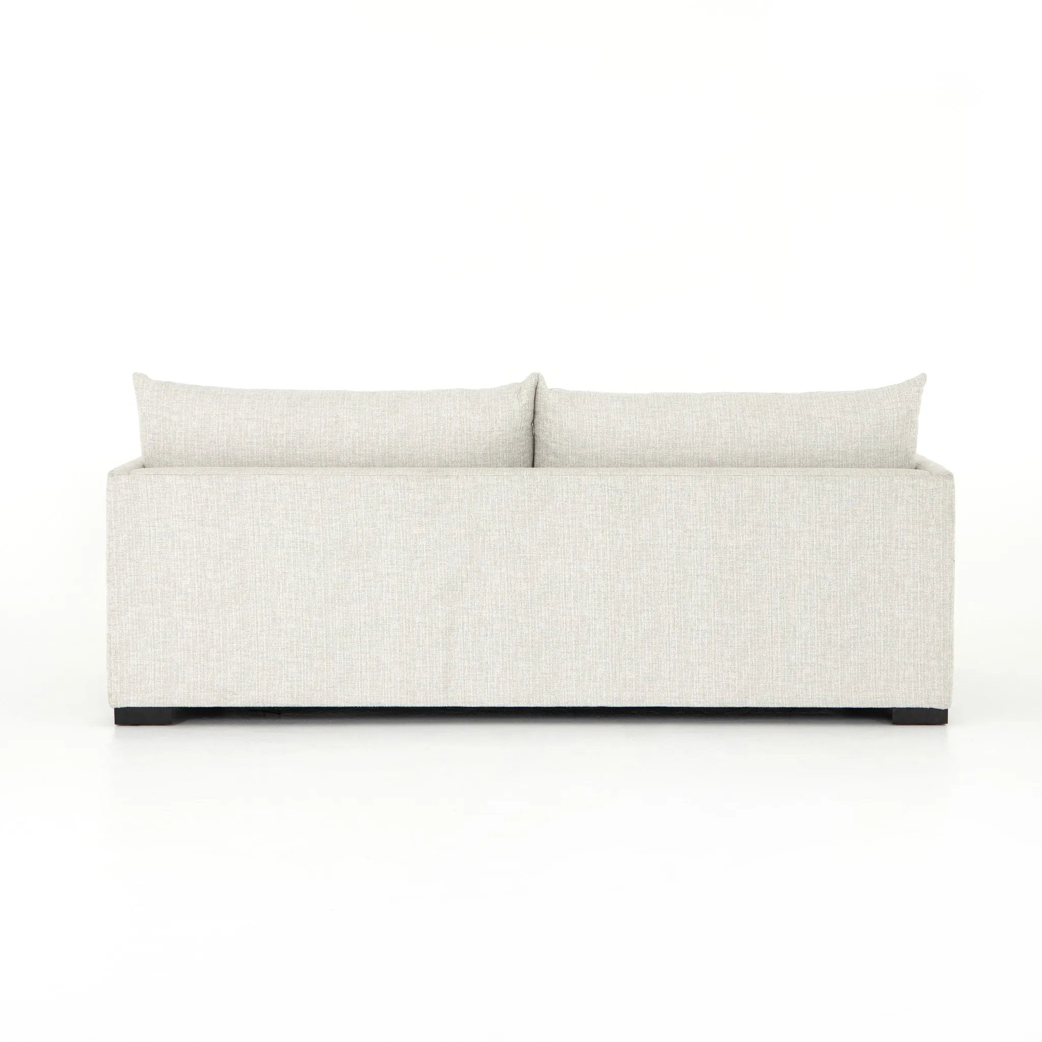 A simple, stylish silhouette redefines the classic sofa bed. With knife-edge pillows and high-performance upholstery, a discr