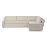 Featuring Yelena Crypton Nomad Snow 3-Piece Sectional by Four Hands at Amethyst Home. Add a touch of modern sophistication to your space with the streamlined silhouette and dramatic side profile of this track arm sectional. Subtle tapering along the side adds visual interest, while the bench-style seating invites relaxation. Extra plush foam cushions and S-s. Amethyst Home provides interior design, new home construction design consulting, vintage area rugs, and lighting in the Monterey metro area.