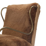 Bring the soul of a vintage find to your living room with this artfully updated accent chair. Solid ash legs and swooping iron arms give it a curated look, while a plush seat ensure comfort. Wrapped in cozy shearling to make any room feel instantly inviting. Amethyst Home provides interior design, new home construction design consulting, vintage area rugs, and lighting in the Monterey metro area.