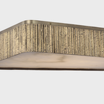 Featuring Fumar 21" Asymmetrical Flush Mount Ridged Tombac by Visual Comfort at Amethyst Home. Fumar 21" Asymmetrical Flush Mount in Ridged Tombac with Alabaster
Overall Dimensions: 21" L x 21" W x 4.5" H
Weight : 24 lbs.. Amethyst Home provides interior design, new construction, custom furniture, and area rugs in the Seattle metro area