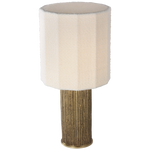 Featuring Fumar 24" Table Lamp Ridged Tombac by Visual Comfort at Amethyst Home. Fumar 24" Table Lamp in Ridged Tombac with Bouclé Shade
Overall Dimensions: 11" L x 11" W x 23.5" HWeight : 14 lbs.. Amethyst Home provides interior design, new construction, custom furniture, and area rugs in the Salt Lake City metro area