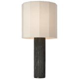 Featuring Fumar 29" Table Lamp Ridged Carbon by Visual Comfort at Amethyst Home. Fumar 29" Table Lamp in Ridged Carbon with Bouclé Shade
Overall Dimensions: 13.5" L x 13.5" W x 29" HWeight : 19 lbs.. Amethyst Home provides interior design, new construction, custom furniture, and area rugs in the Boston metro area