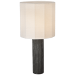 Featuring Fumar 29" Table Lamp Ridged Carbon by Visual Comfort at Amethyst Home. Fumar 29" Table Lamp in Ridged Carbon with Bouclé Shade
Overall Dimensions: 13.5" L x 13.5" W x 29" HWeight : 19 lbs.. Amethyst Home provides interior design, new construction, custom furniture, and area rugs in the Tampa metro area