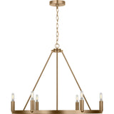 Satin Brass Bulb(s) Included