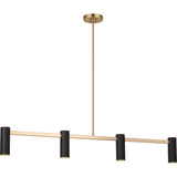 Satin Brass Bulb(s) Included