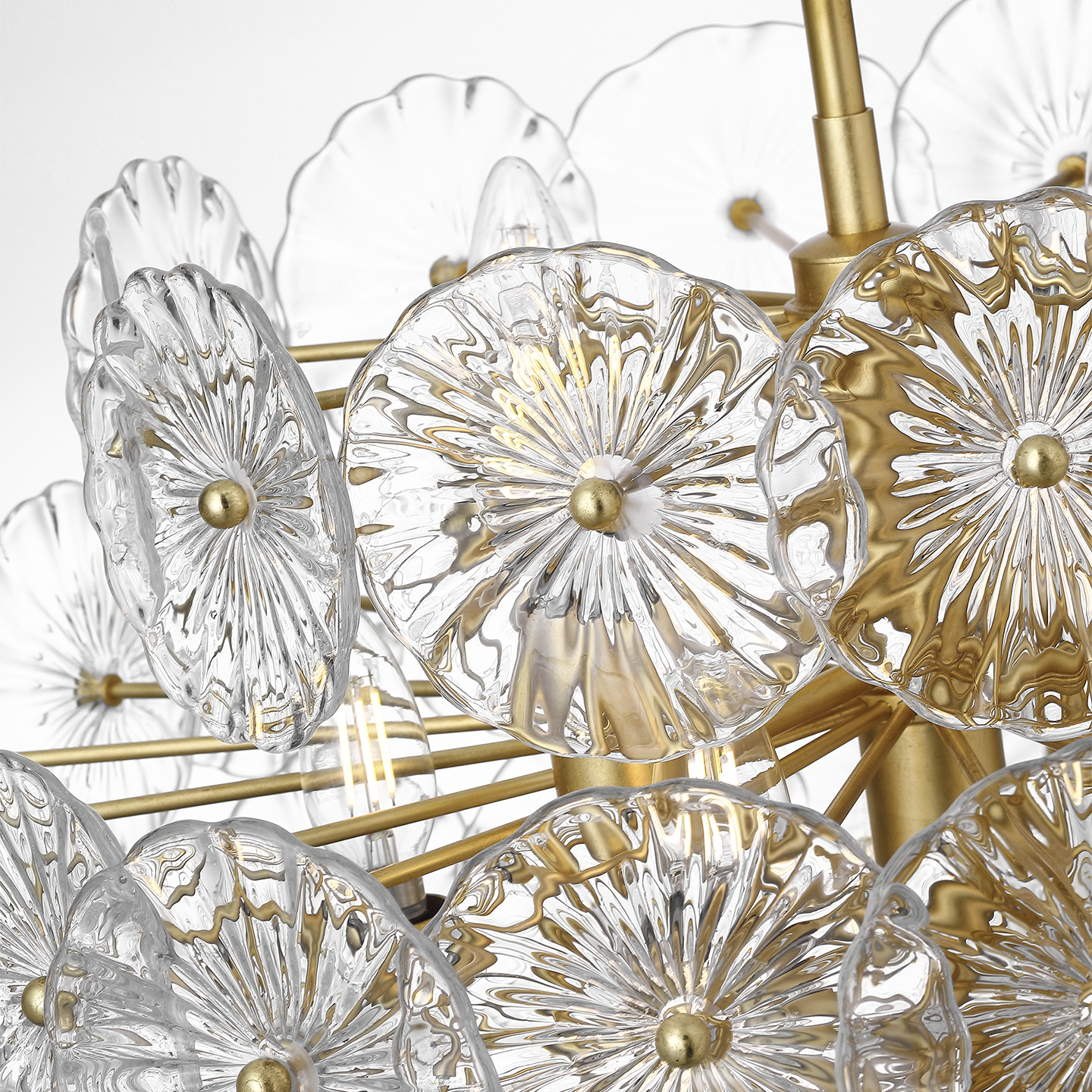 Featuring Gianna 24" Chandelier Gild by Visual Comfort at Amethyst Home. Gianna 24" Chandelier in Gild with Clear Glass
Overall Dimensions: 24" L x 24" W x 60.5" HWeight: 25 lbs.. Amethyst Home provides interior design, new construction, custom furniture, and area rugs in the Miami metro area