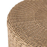Giles Outdoor Woven Umbrella Cover-Round - Stained Toasted Brown-FSC | shipping 10/10/2026