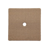 Giles Outdoor Woven Umbrella Cover-Square - Stained Toasted Brown-FSC | shipping 10/10/2026