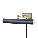 Holly Plug-In Picture Light - Aged Brass/Navy