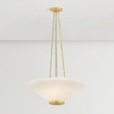 The traditional silhouette of the Awosting pendant receives a fashionable update with jewelry-inspired details. Blown from opal matte glass, the shade’s softened edges evoke a sense of calm, organic beauty. As light passes through the oculus, the lace-like metalwork becomes more noticeable. Amethyst Home provides interior design, new home construction design consulting, vintage area rugs, and lighting in the Laguna Beach metro area.