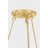 Combining soft materiality and refined form language, the Bridgeton family blends into both modern and classic interiors. Natural silk shades add depth and richness by adding texture to the framework. While the sconce is minimal and timeless, the two sizes of chandelier feature a unique twist on a ring silhouette. Amethyst Home provides interior design, new home construction design consulting, vintage area rugs, and lighting in the Monterey metro area.