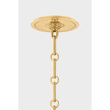 The Burghley family channels a tailored aesthetic with clean lines and sleek metal shades. Featuring Mark D. Sikes’ signature brass ball detail as well as stylish bolts securing the shades, Burghley makes heritage-inspired silhouettes feel fresh. Amethyst Home provides interior design, new home construction design consulting, vintage area rugs, and lighting in the Austin metro area.