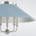 This classic metal shade design feels special with fresh finish combinations and sleek, heritage-inspired details. The contrastiing Aged Brass accents and modern gooseneck arm allow the pendants and sconce an updated, yet classic feel. The tapered shade over a five-light candelabra give the chandelier new traditional appeal. Amethyst Home provides interior design, new home construction design consulting, vintage area rugs, and lighting in the Boston metro area.