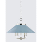 This classic metal shade design feels special with fresh finish combinations and sleek, heritage-inspired details. The contrastiing Aged Brass accents and modern gooseneck arm allow the pendants and sconce an updated, yet classic feel. The tapered shade over a five-light candelabra give the chandelier new traditional appeal. Amethyst Home provides interior design, new home construction design consulting, vintage area rugs, and lighting in the Omaha metro area.