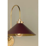 What began as a chandelier is now an entire family of Clivedon fixtures. Featuring sharp tapered shades and heritage-inspired details, these are the new elevated basics for the modern home. With Aged Brass and either Soft Studio Green or Soft Crimson finish options, each shade is metal on the inside and painted on the outside. Amethyst Home provides interior design, new home construction design consulting, vintage area rugs, and lighting in the Los Angeles metro area.