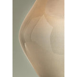 Artisanal and contemporary, Hanslope features a gracefully sculpted ceramic base paired with a crisp white linen shade. The unique form and proportions, coupled with the off-white French Muslin glaze give this lamp an earthy, organic feel. The glossy finish adds to the charm of this lovely everyday light fixture Amethyst Home provides interior design, new home construction design consulting, vintage area rugs, and lighting in the Monterey metro area.