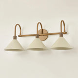 A modern interpretation of Art Deco shapes, the Jovani bath bar features elongated arms and sharply tapered Soft Sand shades. The clean design highlights the connections between elements through pronounced fittings and subtle fluting details. Finished in classic Patina Brass, Jovani is available with 1, 2, or 3 lights. Amethyst Home provides interior design, new home construction design consulting, vintage area rugs, and lighting in the Winter Garden metro area.