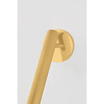 Integrated with CSL’s ‘Whisper’ technology, Simeon offers peak functionality in a streamlined sconce format. While understated, a level of style is achieved with the extruded ribbing on the Aged Brass articulating shade. Amethyst Home provides interior design, new home construction design consulting, vintage area rugs, and lighting in the Calabasas metro area.