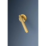 Integrated with CSL’s ‘Whisper’ technology, Simeon offers peak functionality in a streamlined sconce format. While understated, a level of style is achieved with the extruded ribbing on the Aged Brass articulating shade. Amethyst Home provides interior design, new home construction design consulting, vintage area rugs, and lighting in the Newport Beach metro area.