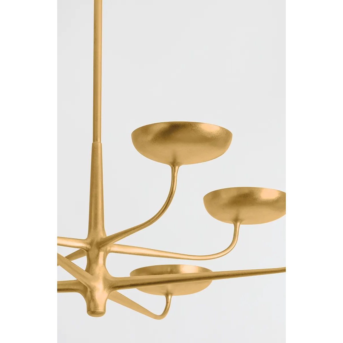 The chalice-shaped shades and flowing framework of the Taormina family command immediate attention. Available as a 1-light wall sconce and 8 and 10-light chandeliers, this family has a glamorous, refined look with slender stems and soft, organic molded edges. Compact in its vertical plane, it is well-suited to lower ceilings. Amethyst Home provides interior design, new home construction design consulting, vintage area rugs, and lighting in the Calabasas metro area.