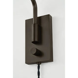 The Yvette plug-in sconce uses a modern lens to reimagine vintage design motifs. The geometry of the metalwork has been simpl