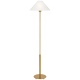Featuring Hackney Floor Lamp Hand-Rubbed Antique Brass by Visual Comfort at Amethyst Home. Indulge in the timeless sophistication of our Hackney Floor Lamp. Crafted with a hand-rubbed antique brass finish, this exquisite piece will elevate any space with its elegant presence. A perfect addition to your home, this floor lamp exudes luxury and exclusivity.
Overall Dimensions: 14" L . Amethyst Home provides interior design, new construction, custom furniture, and area rugs in the San Diego metro area