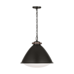 Featuring Hayward Large Pendant Aged Iron by Visual Comfort at Amethyst Home. Indulge in luxury with our Hayward Large Pendant in Aged Iron. This exquisite pendant creates a stunning focal point in any room, with its elegant design and timeless beauty. Add a touch of sophistication and style to your space with this must-have piece.
Overall Dimensions: 18" L x 18" W x 17.125" H. Amethyst Home provides interior design, new construction, custom furniture, and area rugs in the Kansas City metro area