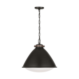 Featuring Hayward Large Pendant Aged Iron by Visual Comfort at Amethyst Home. Indulge in luxury with our Hayward Large Pendant in Aged Iron. This exquisite pendant creates a stunning focal point in any room, with its elegant design and timeless beauty. Add a touch of sophistication and style to your space with this must-have piece.
Overall Dimensions: 18" L x 18" W x 17.125" H. Amethyst Home provides interior design, new construction, custom furniture, and area rugs in the Kansas City metro area