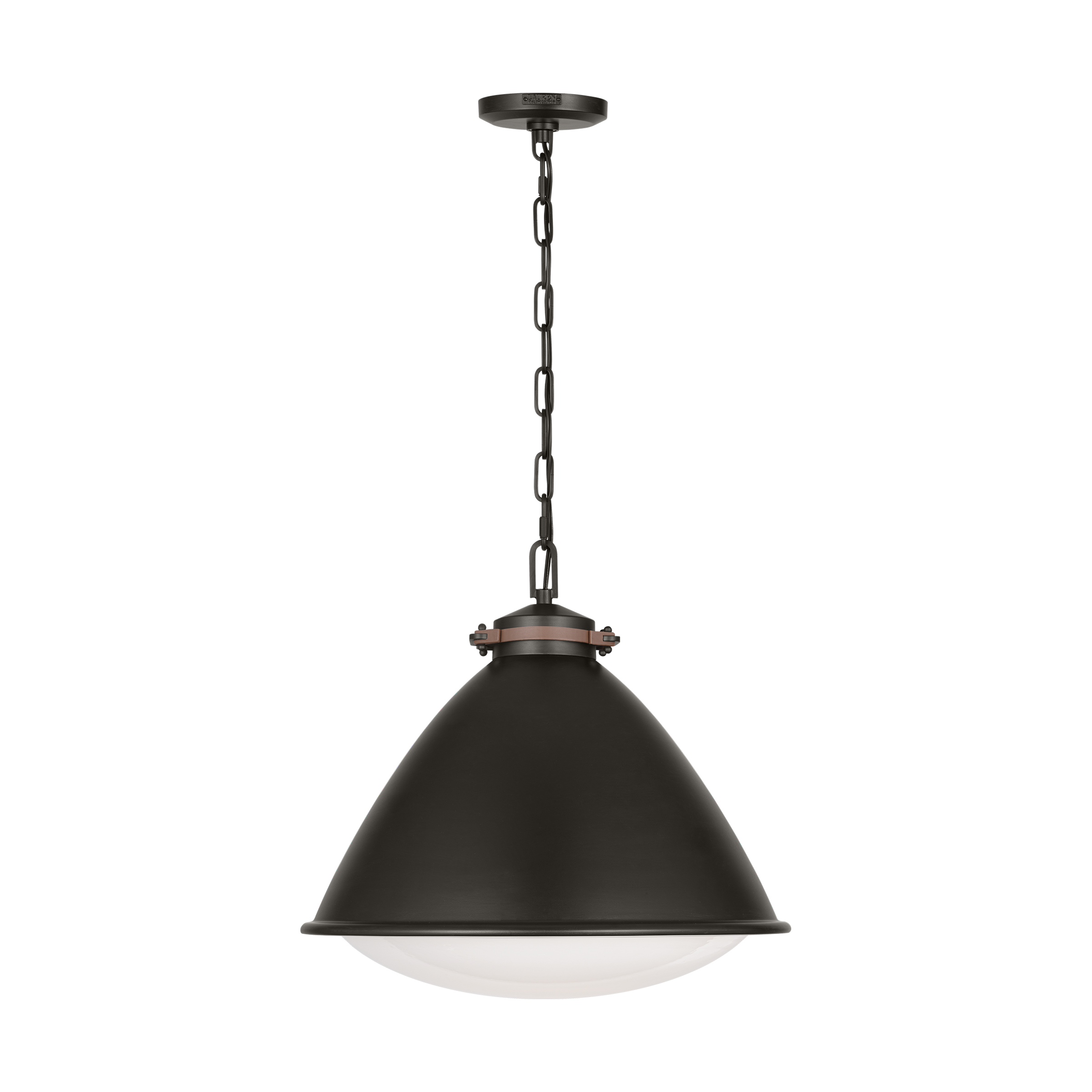 Featuring Hayward Large Pendant Aged Iron by Visual Comfort at Amethyst Home. Indulge in luxury with our Hayward Large Pendant in Aged Iron. This exquisite pendant creates a stunning focal point in any room, with its elegant design and timeless beauty. Add a touch of sophistication and style to your space with this must-have piece.
Overall Dimensions: 18" L x 18" W x 17.125" H. Amethyst Home provides interior design, new construction, custom furniture, and area rugs in the Kansas City metro area