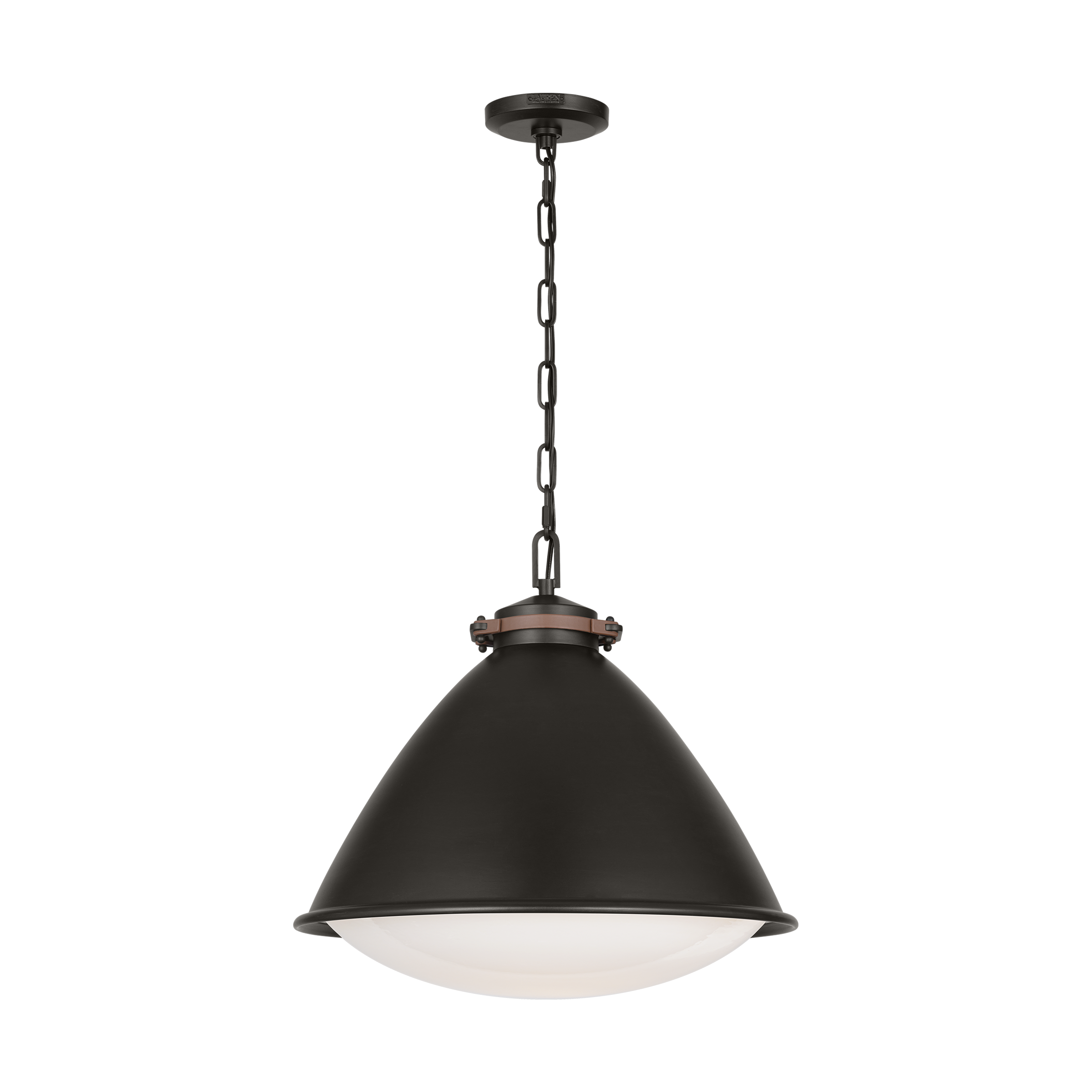 Featuring Hayward Large Pendant Aged Iron by Visual Comfort at Amethyst Home. Indulge in luxury with our Hayward Large Pendant in Aged Iron. This exquisite pendant creates a stunning focal point in any room, with its elegant design and timeless beauty. Add a touch of sophistication and style to your space with this must-have piece.
Overall Dimensions: 18" L x 18" W x 17.125" H. Amethyst Home provides interior design, new construction, custom furniture, and area rugs in the Monterey metro area