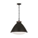 Featuring Hayward Large Pendant Aged Iron by Visual Comfort at Amethyst Home. Indulge in luxury with our Hayward Large Pendant in Aged Iron. This exquisite pendant creates a stunning focal point in any room, with its elegant design and timeless beauty. Add a touch of sophistication and style to your space with this must-have piece.
Overall Dimensions: 18" L x 18" W x 17.125" H. Amethyst Home provides interior design, new construction, custom furniture, and area rugs in the Omaha metro area