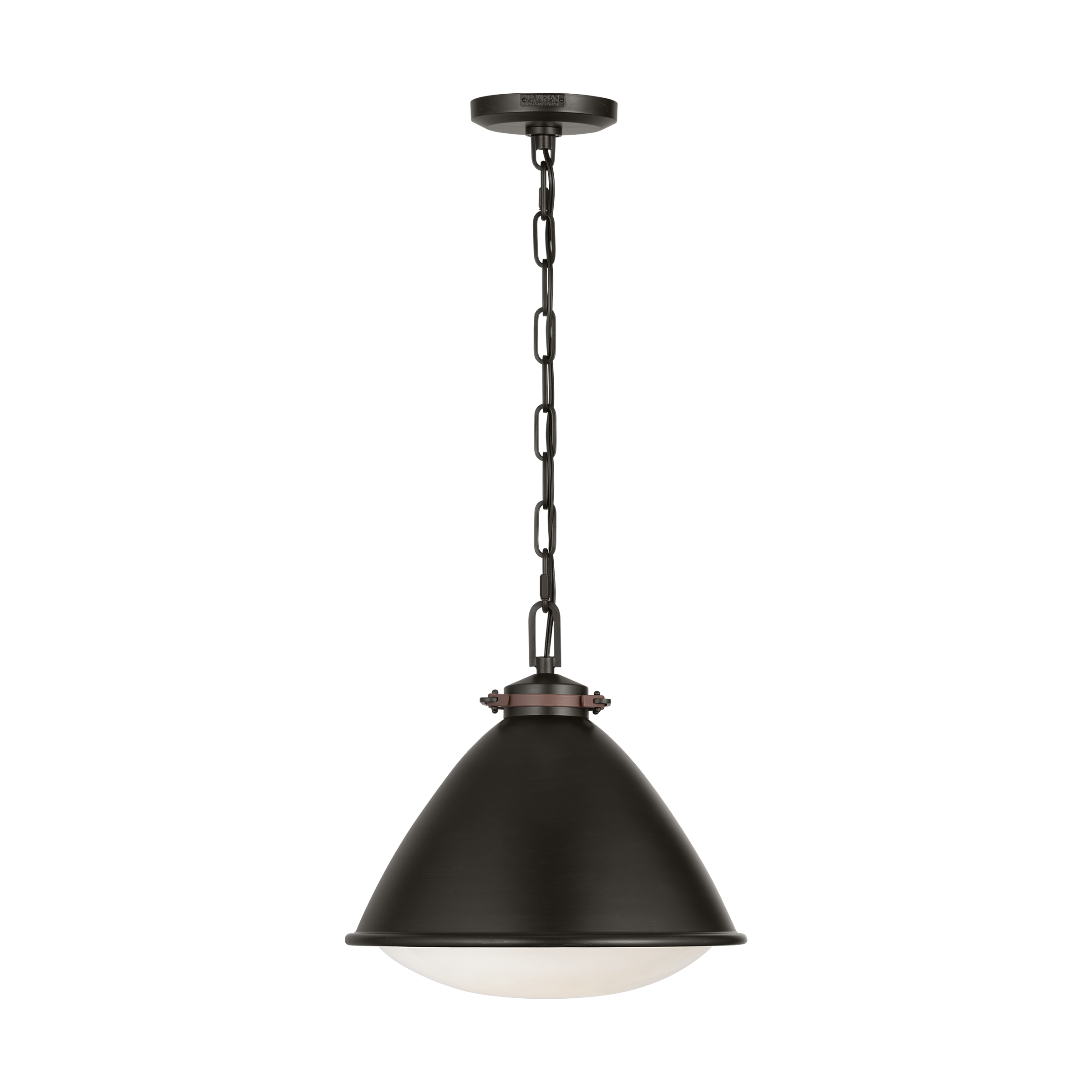 Featuring Hayward Medium Pendant Aged Iron by Visual Comfort at Amethyst Home. Introducing the Hayward Medium Pendant, crafted with aged iron and designed to elevate any space. Its sleek and sophisticated pendant design adds a touch of luxury to your home. Light up your room with this elegant piece, perfect for creating an exclusive, refined ambiance.
Overall Dimensions: 13" L x 1. Amethyst Home provides interior design, new construction, custom furniture, and area rugs in the Park City metro area