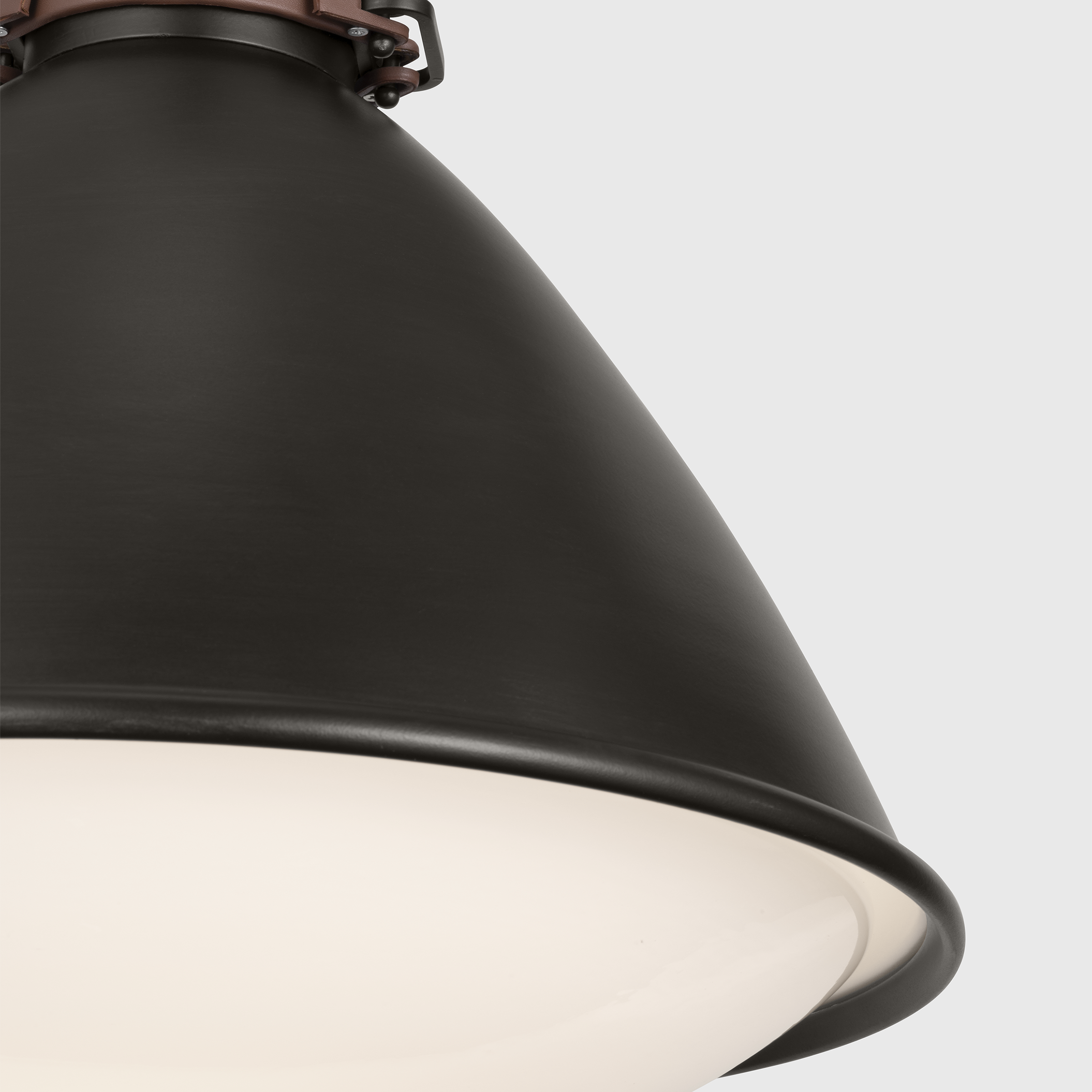 Featuring Hayward Medium Pendant Aged Iron by Visual Comfort at Amethyst Home. Introducing the Hayward Medium Pendant, crafted with aged iron and designed to elevate any space. Its sleek and sophisticated pendant design adds a touch of luxury to your home. Light up your room with this elegant piece, perfect for creating an exclusive, refined ambiance.
Overall Dimensions: 13" L x 13. Amethyst Home provides interior design, new construction, custom furniture, and area rugs in the Portland metro area