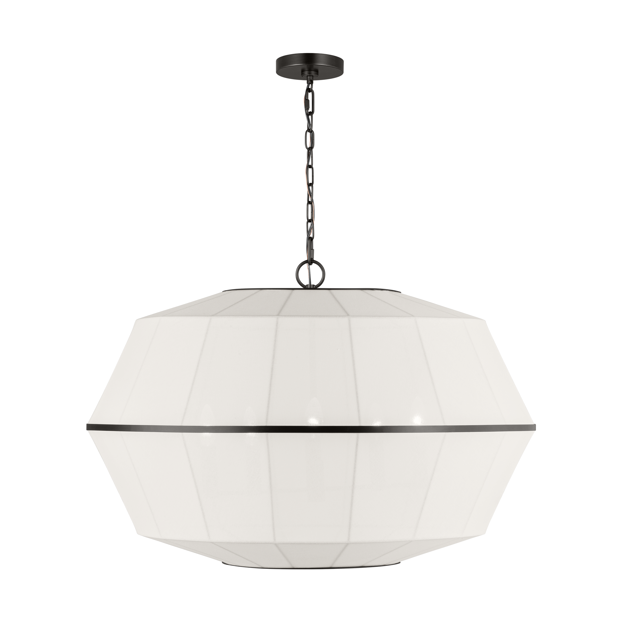 Featuring Hikari Wide Lantern Aged Iron by Visual Comfort at Amethyst Home. Illuminate your space with the Hikari Wide Lantern. Crafted with aged iron, this lantern exudes a timeless elegance. Perfect for adding ambiance to your home or outdoor setting.
Overall Dimensions: 32.25" L x 32.25" W x 21.75" H. Amethyst Home provides interior design, new construction, custom furniture, and area rugs in the Portland metro area