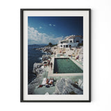 Hotel Du Cap Eden-Roc III by Slim Aarons - Black Maple