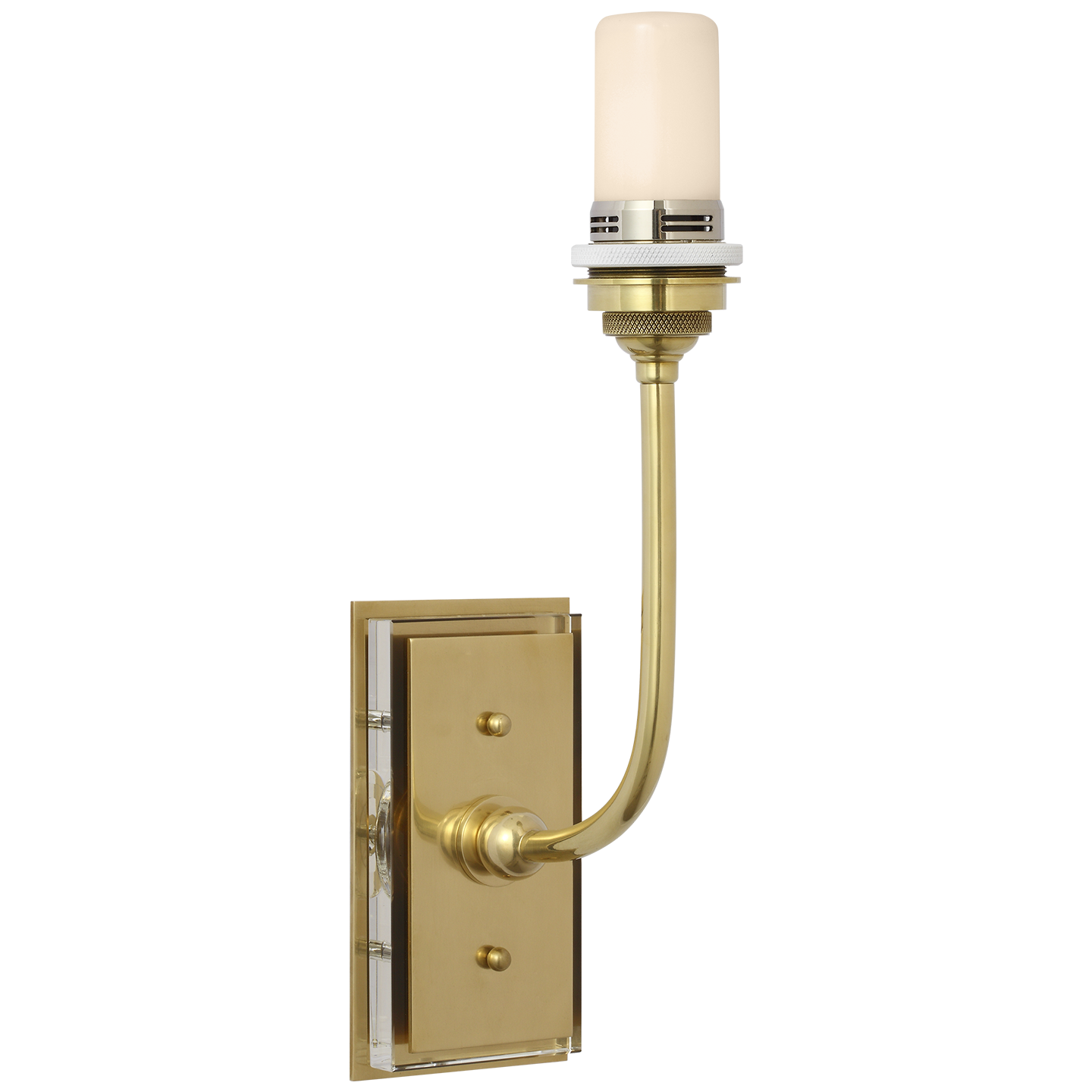 Featuring Hulton 17" Cordless Single Sconce Hand-Rubbed Antique Brass by Visual Comfort at Amethyst Home. Hulton 17" Cordless Single Sconce in Hand-Rubbed Antique Brass with Linen Shade
Overall Dimensions: 6.5" L x 6.5" W x 17.75" HWeight : 6 lbs.. Amethyst Home provides interior design, new construction, custom furniture, and area rugs in the San Diego metro area