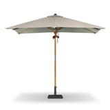 Baska Outdoor Rectangular Umbrella - Fine Sanded Teak-Fsc / Ibiza Mole - Ibiza Mole