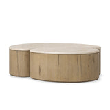 Ingrid Coffee Table - Cappuccino Marble