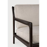 Featuring Jack Ivory Mahogany Dark Brown Sofa by Ethnicraft at Amethyst Home. Alluring from every angle, luxuriant shapes and curves form the basis of the Jack collection. This sofa's clean lines are inspired by Scandinavian modernism, reinforcing a classic, vintage, feel that can be passed on to generations ahead.Weight : 88 lb Dimensions: 34.5 in W x 73 in L x 29.5 in HBackrest . Amethyst Home provides interior design, new construction, custom furniture, and area rugs in the Charlotte metro area