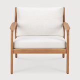 Featuring Jack Off White Teak Outdoor Lounge Chair by Ethnicraft at Amethyst Home. Alluring from every angle, luxuriant shapes and curves form the basis of the Jack collection. Featuring upholstery woven in Belgium, the Jack offers clean, classic lines with a modern touch. Every detail has been meticulously crafted to ensure comfort and elegance while enjoying the outdoors.Adjustable. Amethyst Home provides interior design, new construction, custom furniture, and area rugs in the Dallas metro area