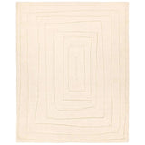 Featuring Kenji Hand-Knotted Rug by Jaipur Living at Amethyst Home. Embrace clean, simple elegance with the Ameln Kenji. As artisans knot each strand by hand, they weave in modern, centric lines that balance Moroccan heritage with contemporary edge. Made from lush New Zealand wool, the Kenji rug offers delicious dimension and a cloud-like texture, offering. Amethyst Home provides interior design, new home construction design consulting, vintage area rugs, and lighting in the Des Moines metro area.