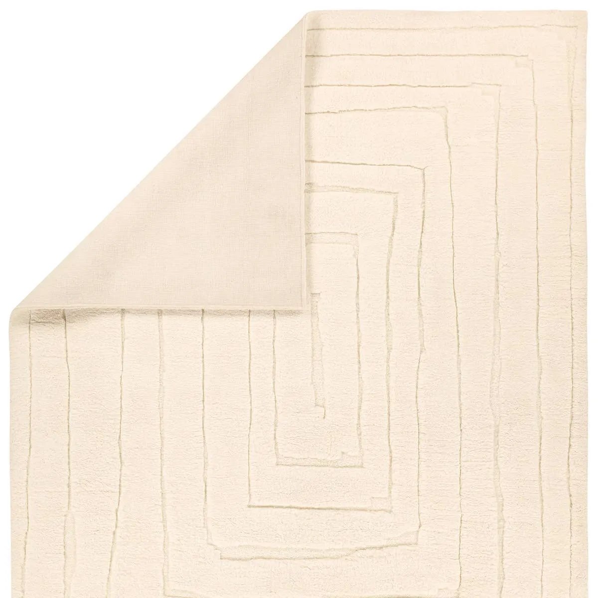 Featuring Kenji Hand-Knotted Rug by Jaipur Living at Amethyst Home. Embrace clean, simple elegance with the Ameln Kenji. As artisans knot each strand by hand, they weave in modern, centric lines that balance Moroccan heritage with contemporary edge. Made from lush New Zealand wool, the Kenji rug offers delicious dimension and a cloud-like texture, offerin. Amethyst Home provides interior design, new home construction design consulting, vintage area rugs, and lighting in the Kansas City metro area.