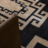 Featuring Kyrenia Hand-Knotted Rug by Jaipur Living at Amethyst Home. Anchor your space with a modern representation of vintage Kars designs through bold geometric design. Kyrenia?s striking, maze-like pattern guides eyes through any area. Hand knotted for durability with kid- and pet-friendly materials, it?s ideal for busy rooms.Hand Knotted100% WoolCYP07 Cyp. Amethyst Home provides interior design, new home construction design consulting, vintage area rugs, and lighting in the Dallas metro area.
