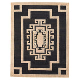 Featuring Kyrenia Hand-Knotted Rug by Jaipur Living at Amethyst Home. Anchor your space with a modern representation of vintage Kars designs through bold geometric design. Kyrenia?s striking, maze-like pattern guides eyes through any area. Hand knotted for durability with kid- and pet-friendly materials, it?s ideal for busy rooms.Hand Knotted100% WoolC. Amethyst Home provides interior design, new home construction design consulting, vintage area rugs, and lighting in the Salt Lake City metro area.
