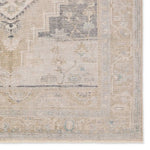 Distressed, vintage designs offer an elevated tone for the Lumal Collection. The Pasin rug features an updated traditional inspired medallion and multiple floral borders in tones of navy, light green, cream, gray, and tan. This machine washable rug is stain resistant and easy to clean, perfect for homes with children and pets. Amethyst Home provides interior design, new home construction design consulting, vintage area rugs, and lighting in the Alpharetta metro area.