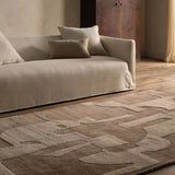 Featuring Anthem Noverre Rug by Jaipur Living at Amethyst Home. The hand-tufted Anthem Noverre infuses homes with contemporary aesthetics and modern Brutalist designs. Handmade of luxe viscose and wool blend, the Noverre design boasts a plush feel, worn-in look, high-low dimension, and subtle sheen. This piece grounds any indoor, medium-to-low traffic space. Amethyst Home provides interior design, new home construction design consulting, vintage area rugs, and lighting in the Charlotte metro area.