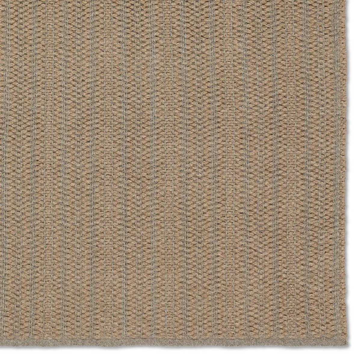 Featuring Talin Elmas Rug by Jaipur Living at Amethyst Home. Handwoven of thick and durable performance fibers, the Talin Elmas offers a sturdy accent with evocative texture to any space. Neutral, versatile colorways combine with an undulating striped weave for a not-so-solid, but perfectly grounding, modern design. The Elmas design?s tan and gray hues th. Amethyst Home provides interior design, new home construction design consulting, vintage area rugs, and lighting in the Kansas City metro area.