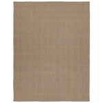 Featuring Talin Elmas Rug by Jaipur Living at Amethyst Home. Handwoven of thick and durable performance fibers, the Talin Elmas offers a sturdy accent with evocative texture to any space. Neutral, versatile colorways combine with an undulating striped weave for a not-so-solid, but perfectly grounding, modern design. The Elmas design?s tan and gray hues . Amethyst Home provides interior design, new home construction design consulting, vintage area rugs, and lighting in the Winter Garden metro area.